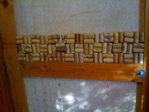 Cork door - in progress - I&#039;ve done 3 layers