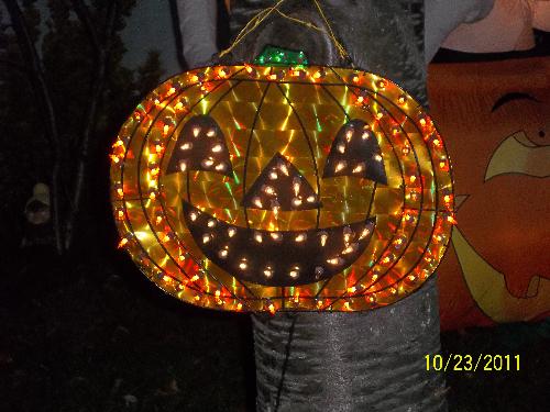 Halloween Decoration - lighted jackolantern