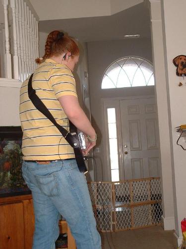 playin da guitar - me rockin out!