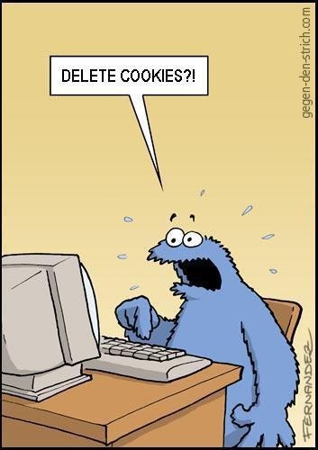 Delete Cookies - Cookie Monster