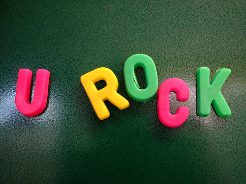 You Rock [About myLot] - This shining poster praises the excellent features of myLot and says why it rocks.