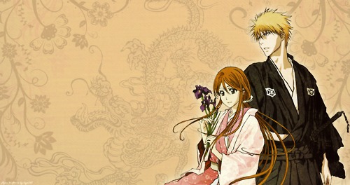 Inoue and Ichigo - Bleach