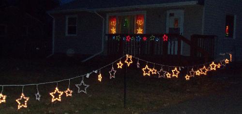 Holiday lights - Almost totally done.