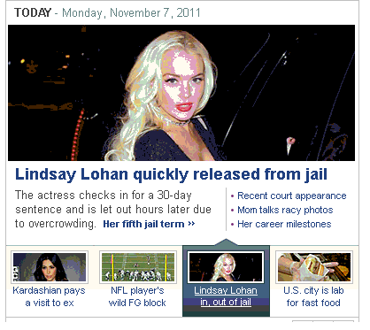 Lindsay Lohan in and out in jail - I will not be surprise if Lindsay Lohan in jail