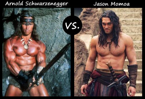 Conan comparison - A comparison of the Arnold and Jason Conan looks