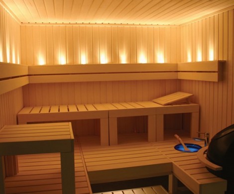sauna room - there is a sauna room. we can get some of advantage from sauna. it can make us rilex. make our metabolism better. we eill have a good condition if we have do sauna.