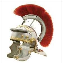 The movie &#039;&#039;300&#039;&#039; - This is the type of head-gear worn by the roman soldiers.