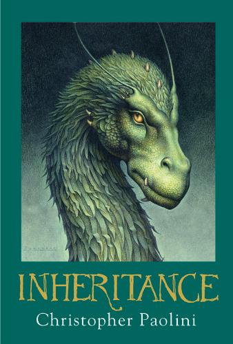 Inheritance - This is the cover of the last book written by Christopher Paolini. This is the fourth book in the saga of Eragon