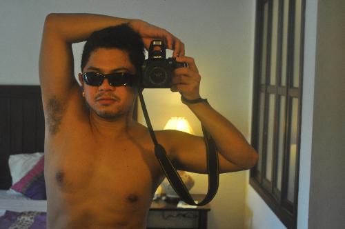mirroring - shot in phuket thailand during holidays