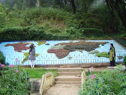 Floral World map  - A beautiful sight!