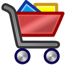 Shop Icon - This is a grocery bag shopping icon!