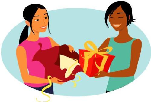 giving gift - giving gift is a session that i really like in my life. it is exciting we can give something that will make our mate happy. giving gift to men is easier than give a gift to womens. womens are too difficult to understand, they have so much want and always change time by time you know. so it will make us doubt for giving something like they expected.it will make us confused.
