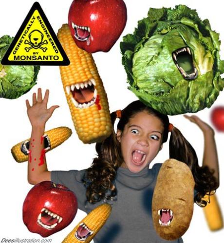 Genetically modified food - vegetablesthat bite Genetically modified food - vegetablesthat bite