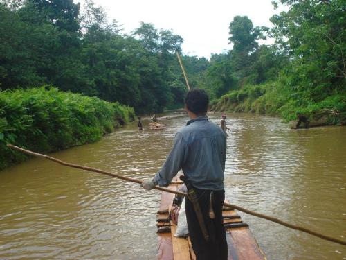 Floating on the river - This river where they found the biggest crocodile in the world,name LOLONG!!! Floating on the river - This river where they found the biggest crocodile in the world,name LOLONG!!!
