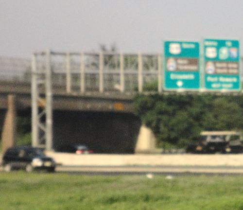 Where My Dream Took Place - I dreamed of riding a bus in the Newark Airport area (seen here, a picture of Route 1-9 looking southbound) and being told off by a driver for taking pictures. I had a meltdown and despite kicking just a seat, I was expelled from something. 