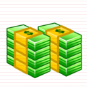 Simple Money Icon - This is a simple money icon to express a nice sum of dollars!