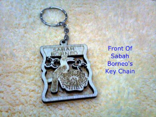 Sabah Borneo' Key Chain For Sale - Sabah borneo's key chain for sale. $3.00 and free shipping worldwide.  get it here = http://www.ebay.com/itm/260901835236?ssPageName=STRK:MESELX:IT&_trksid=p3984.m1555.l2649