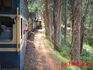 Heritage Toy Train - The Toy Train runs to a hill station at the speed which is a bit faster than normal walking speed and provides some excellent landscape view on the journey.