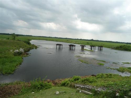 Indian bridge - bridge about 26 yrs old ,peoples still cross this river by crossing the railway track.
