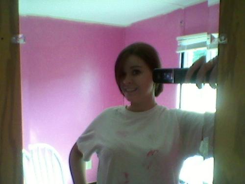 painting - Me at a friends helping her paint