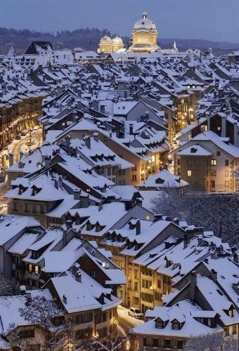 snow town  - what a beautiful town in North Europe, Those pleaces all i wanted to go and live