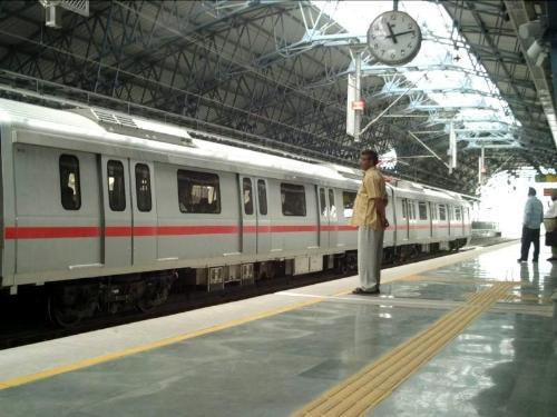 Delhi metro pic - Nice picture of Delhi Metro pic.