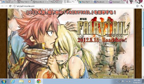 Fairy Tail - Fairy Tail movie on August 2012