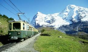 Swiss Alps - Travel to the Alps is easy through LRT.