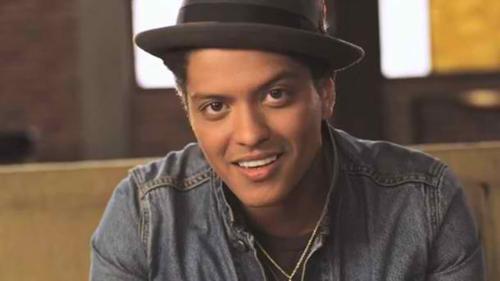Bruno Mars - A Happy Bruno Mars in all his success!
