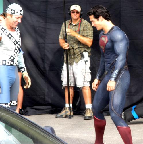 man of steel changes his costume - superman