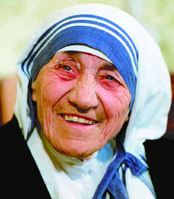 Mother Teresa - The Smiling Saint!