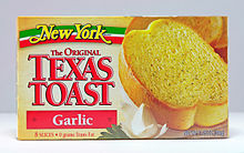 Texas Toast - Texas toast is thick bread that is used for Texas Toast.