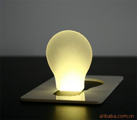 Creative LED card light - this sort of light is called Creative LED card light,which was made in yiwu china.