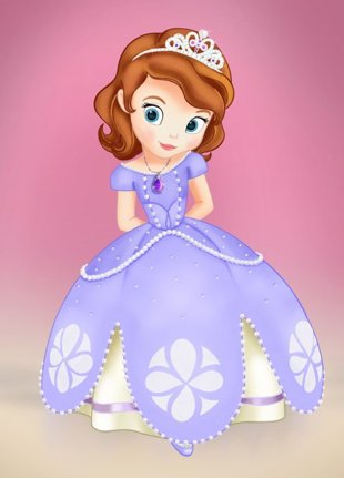 Sophia - the new disney princess