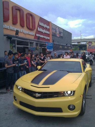 Chevrolet Camaro Car From UNO International Corp M - The car that transforms into Bumblee in the Transformers movies is now owned by a network marketer form UNO International Corp. Philippine
