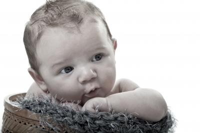 Wonder why?! - In this photo by Timeless Photography, the tiny one seems to be wondering about some issue