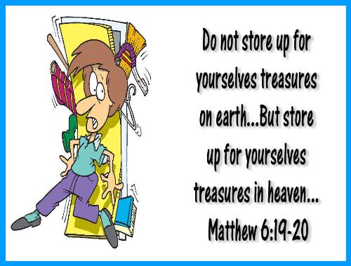 Treasures in Heaven... - The real treasure is in Heaven...