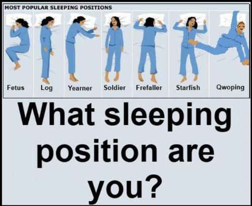 Most Sleeping Position. - Here is some most sleeping position.