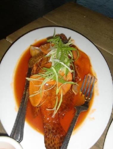 Sweet and Sour Lapu-Lapu - Fish Dish
