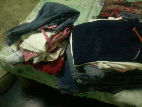 clothes - these are the clothes i gathered last night :)