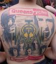 OMG THIS GUY HAS THE ALBUM COVER ON HIS BACK!! - THIS GUY HAS THE ENTIRE ALBUM COVER ON HIS BACK!!!!!!