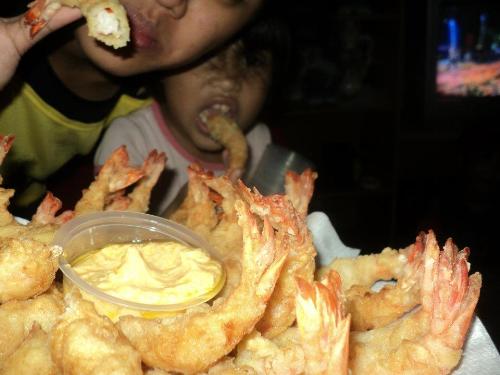 Shrimp tempura - Very crispy and tasty