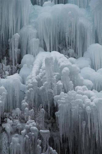 forest of ice columns - Hi, there.This is a picture of ice columns.It was taken in a small valley.How beautiful .I'm sharing with you.I hope you all like it.