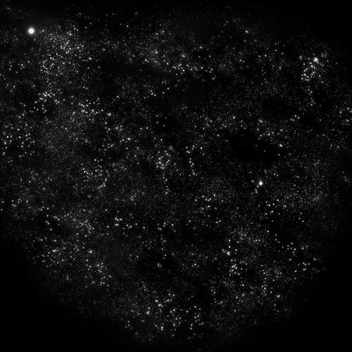 Starfield - space or star dust field created through the use of specialized Photoshop brushes.