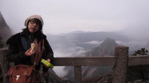 The Yellow mountain - On 31 Oct,2011.We conquered it .AT an altitude of 1848 meters.We climbed about five hours.Welcome come to china!