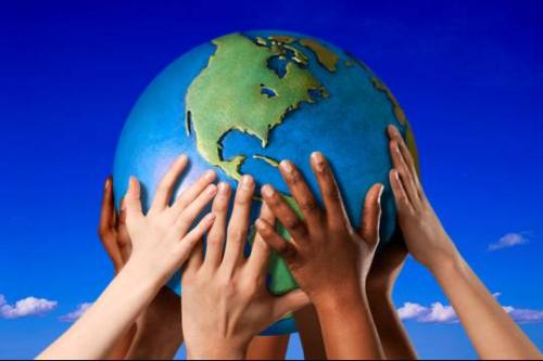 One world - Why cant we live together as one big family?
As one world?