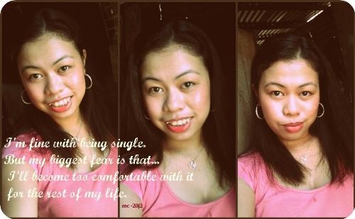 Being Single Is.... - I am now brave enough to upload this recent photos of mine. These are only the few changes I've made to myself. I hope you can see how I can see myself in this photo. Honestly, I just find myself beautiful. And its the start for a better and brighter future! :)