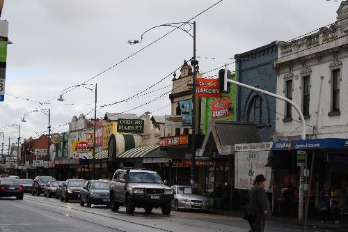 shopping strip Coburg - The main shopping strip in Coburg, melbourne Australia