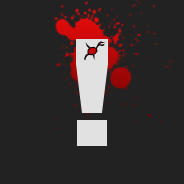 Steam Avatar - I made this Steam Avatar, it's just to make fun of the standard avatar on steam because it is almost the same but with another symbol and some blood.