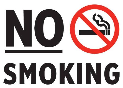 no smoking  - please no smoking